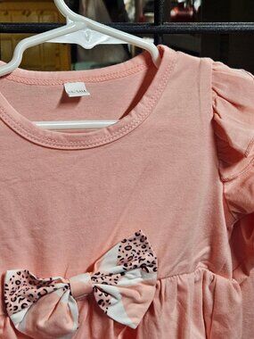 Toddler Pink Dress with Bow 18-24M - 25% Off When You Bundle 5+ Items!